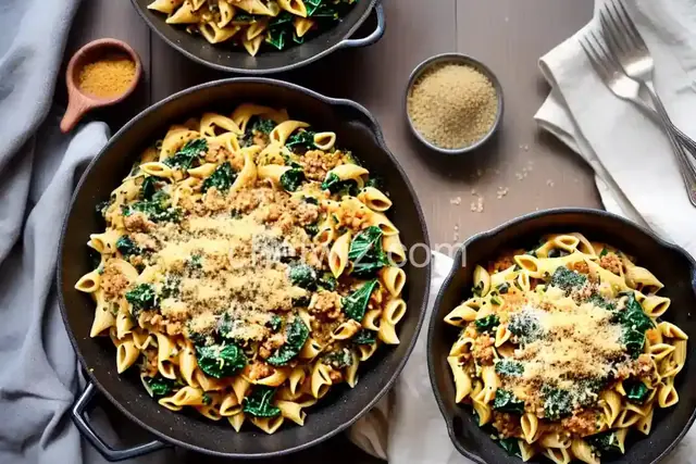 Winter Squash and Kale Pasta With Pecan Breadcrumbs