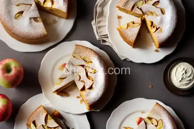 Yabluchnyk (Ukrainian Apple Cake)