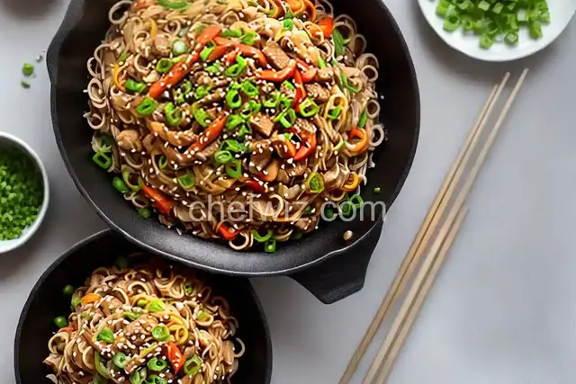 Yakisoba - hand down recipe (army style)