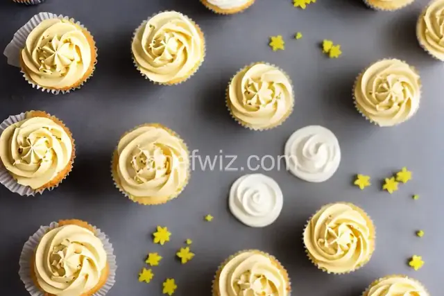 Yellow Cupcakes with Cream Cheese Frosting