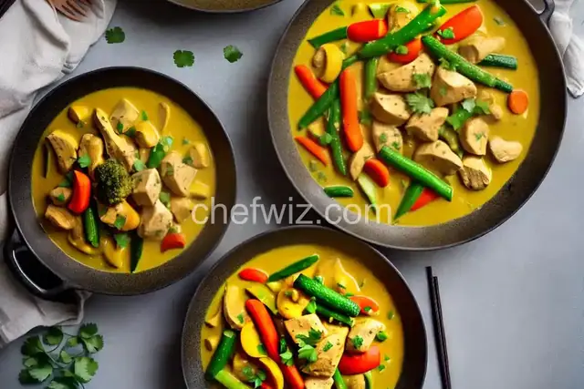 Yellow Curry Chicken With Vegetables