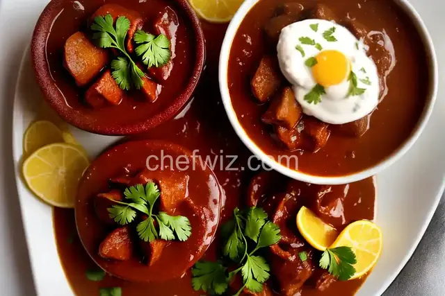 Yellow Mole with Masa Dumplings (Mole Amarillito con Chochoyotes) from 'Pati's Mexican Table'