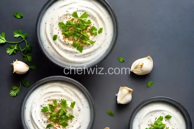 Yogurt Garlic Sauce