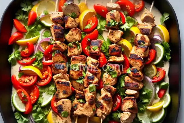 Yogurt-Marinated Chicken Kebabs with Aleppo Pepper