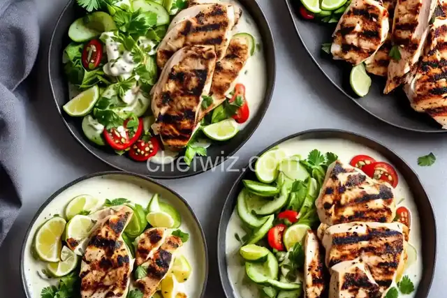 Yogurt-Marinated Grilled Chicken Shawarma