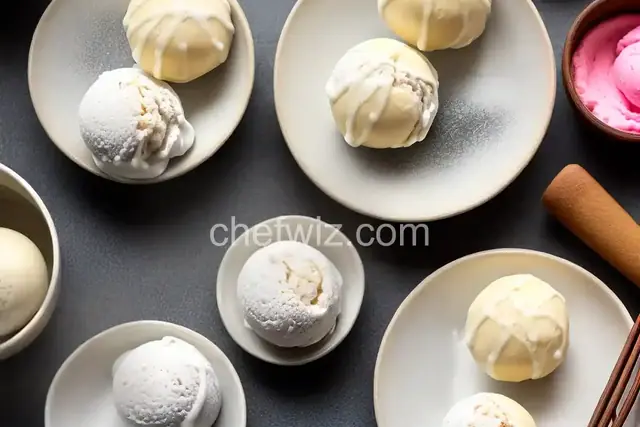 Yukimi Daifuku (Mochi Dumplings Filled with Ice Cream)