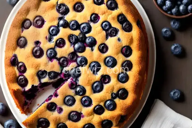 Yummy Blueberry Breakfast Cake