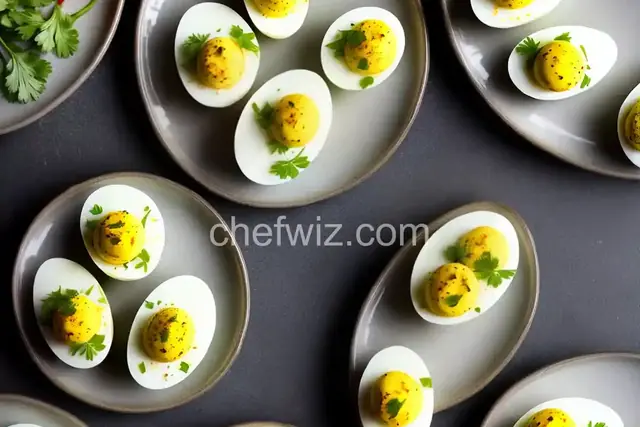 Yuzu Kosho Deviled Eggs