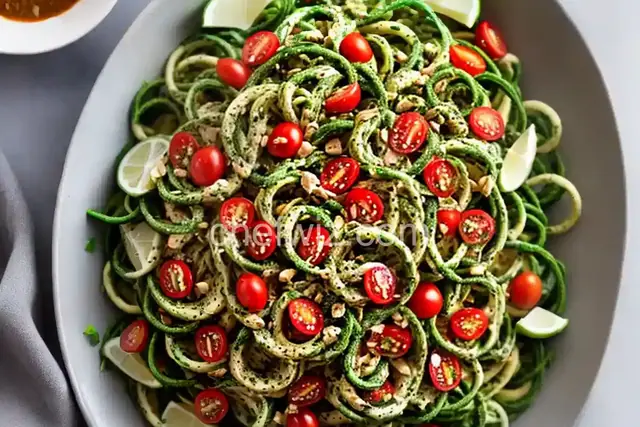 Za'atar Zoodle Salad