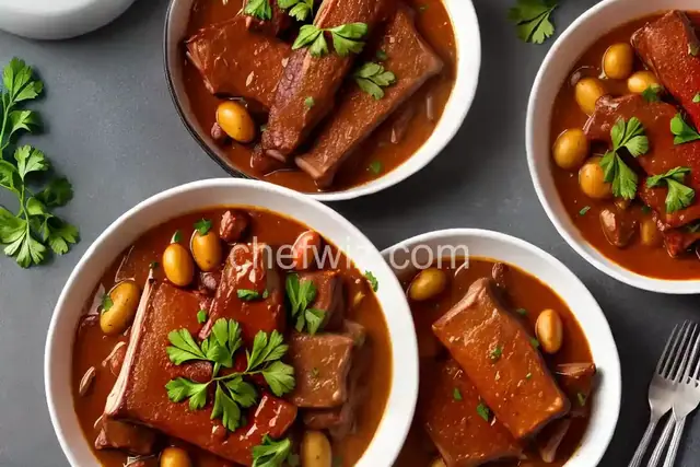 Zeberka Wieprzowe w Sosie Wlasnym (Polish Pork Ribs in Gravy)