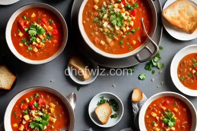 Zesty Manhattan Clam Chowder