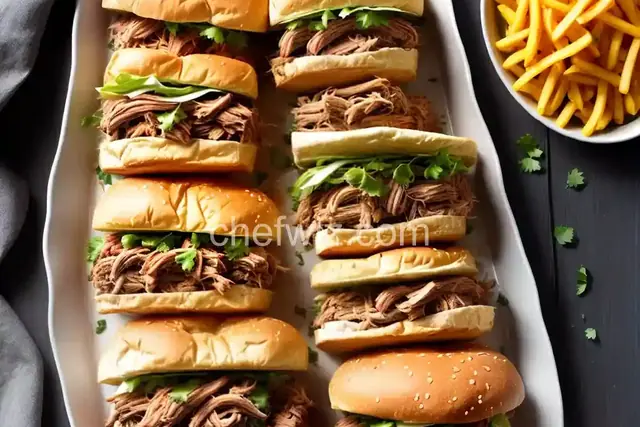 Zesty Pulled Pork Sandwiches