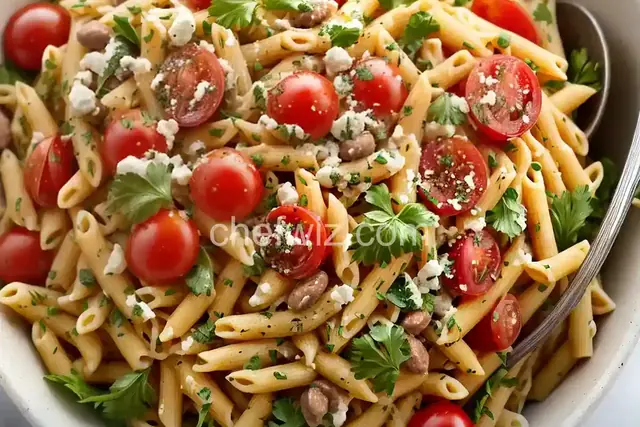 Zesty Southern Pasta and Bean Salad