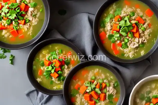 Zippy and Tangy Turkey Rice Soup