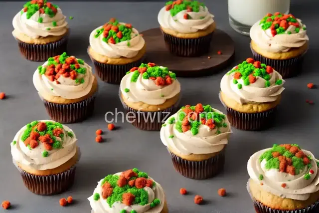 Zombie Brain Cupcakes