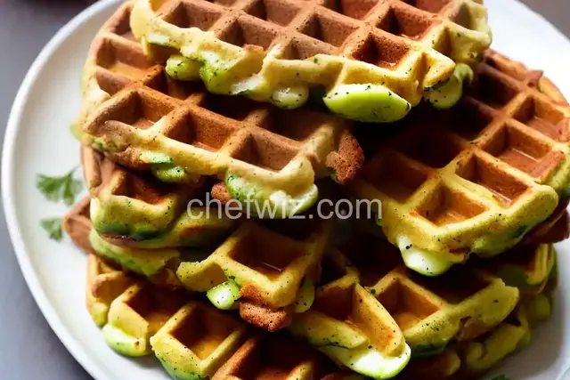 Zucchini Bread Waffles