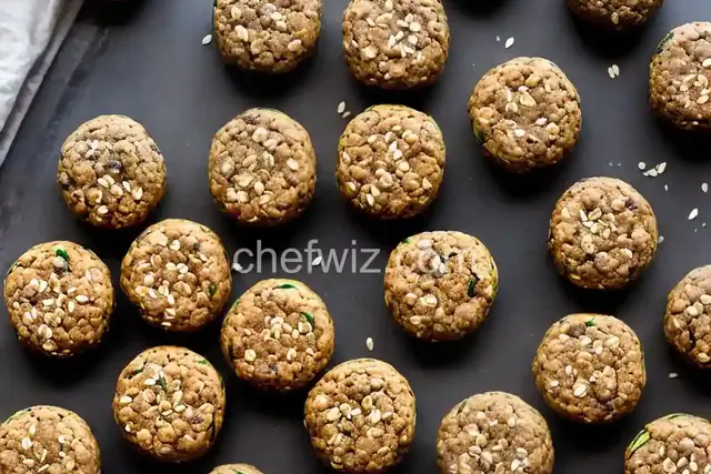 Zucchini Chocolate Oatmeal Bites