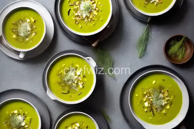 Zucchini Fenchel Suppe (Zucchini and Fennel Soup)
