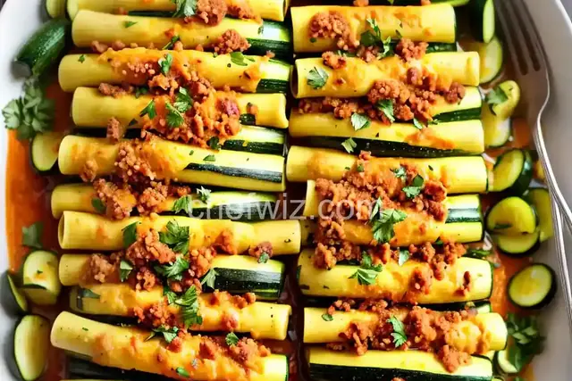 Zucchini Manicotti