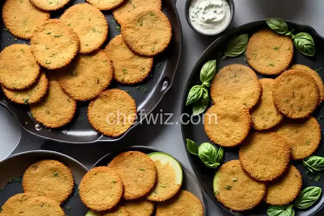 Zucchini Parmesan Crisps