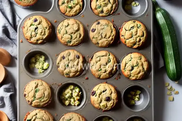Zucchini Raisin Muffins