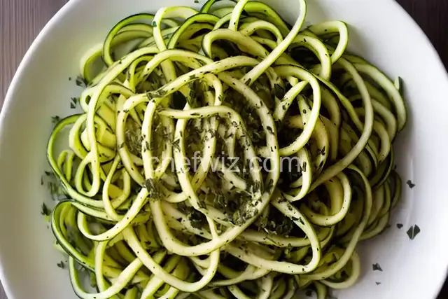 Zucchini Ribbons with Herbed Butter