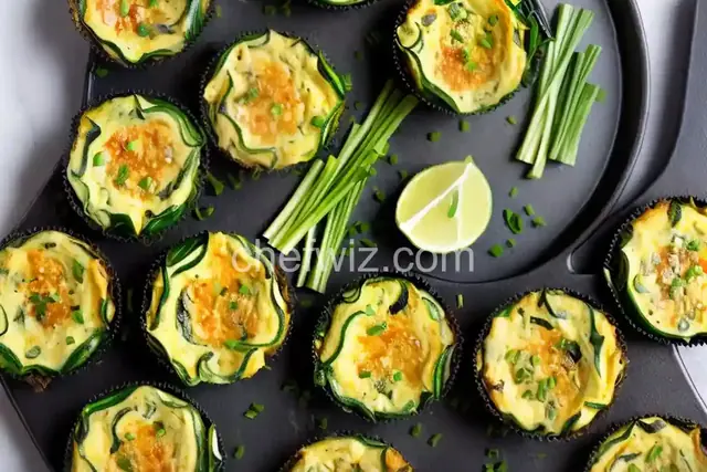 Zucchini Scallion Frittata Cups