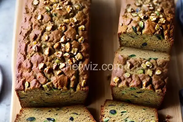 Zucchini Walnut Bread
