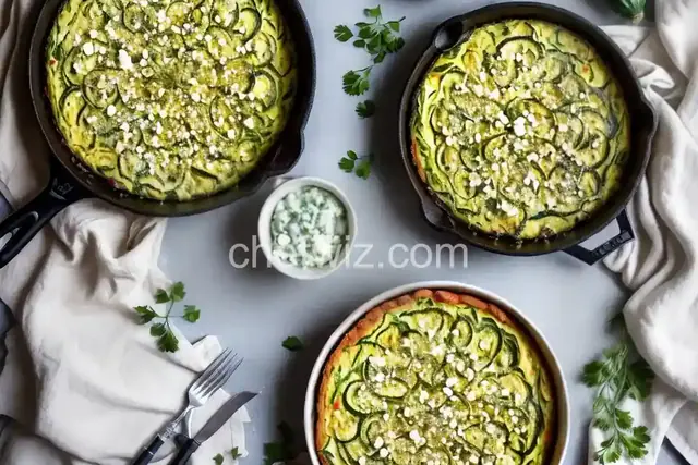 Zucchini and Goat Cheese Frittata