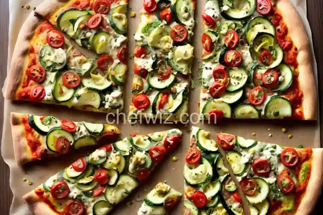 Zucchini-roni Pizza
