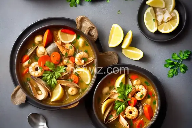 Zuppa di Pesce e Frutti di Mare (Mediterranean Seafood Soup)