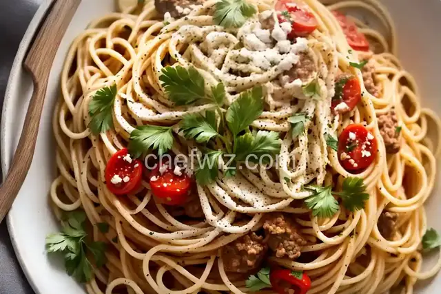 blanco spaghetti mexicano