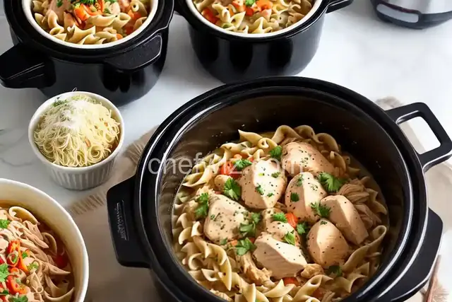 crockpot chicken and noodles