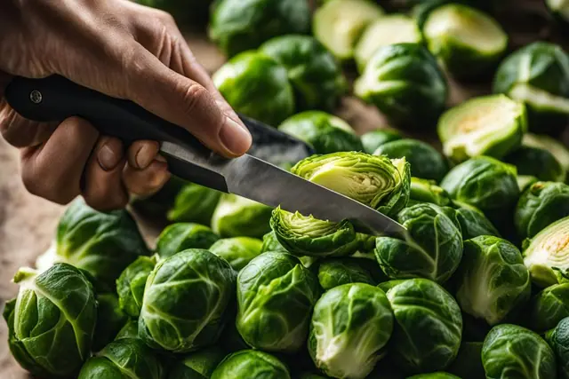 How to Cut Brussels Sprouts with Ease