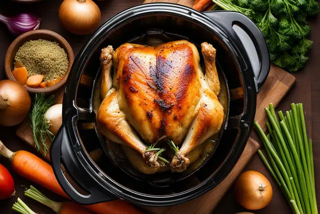 Savory Whole Chicken Crock Pot Recipe You'll Love!