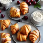 Air Fryer Cherry Cream Cheese Croissants compressed image1
