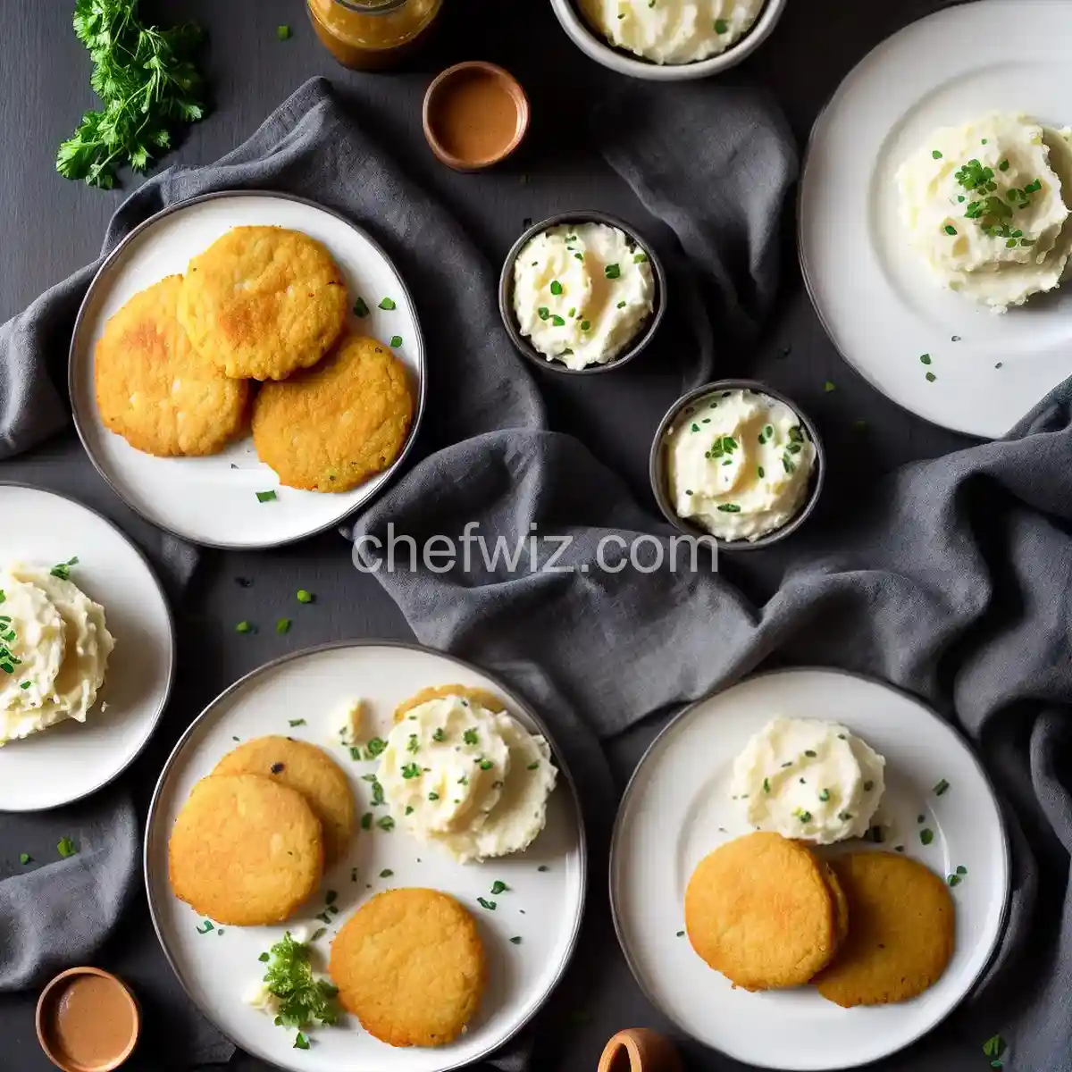 Air Fryer Mashed Potato Cakes compressed image1