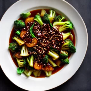 Balsamic Vinegar and Ginger Bok Choy compressed image1