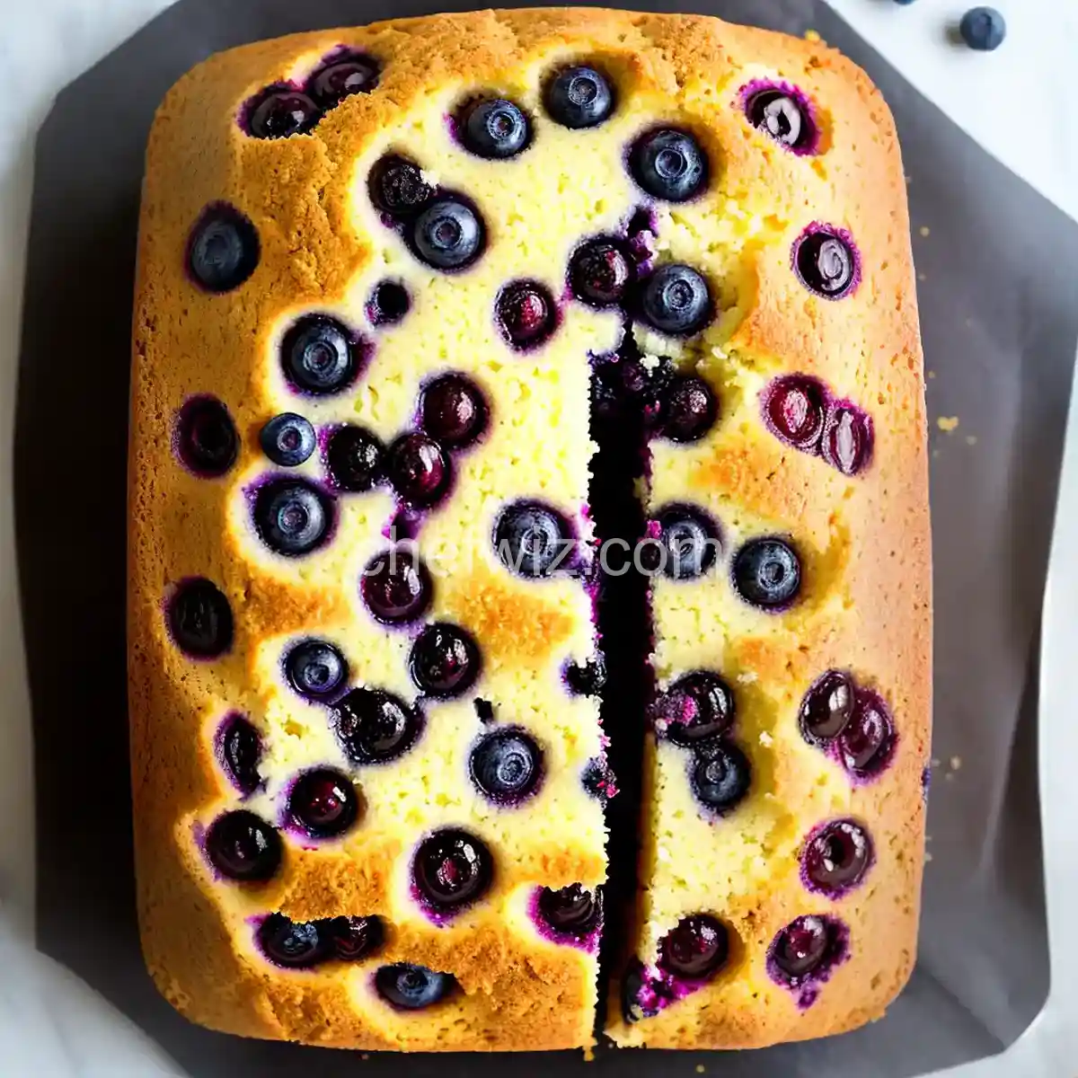 Blueberry Lemon Pound Cake compressed image1