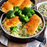 Broccoli Rice Cheese and Chicken Casserole compressed image1