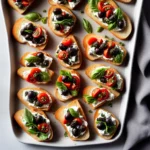Caper Recipes Bruschetta with Capers Olives compressed image1