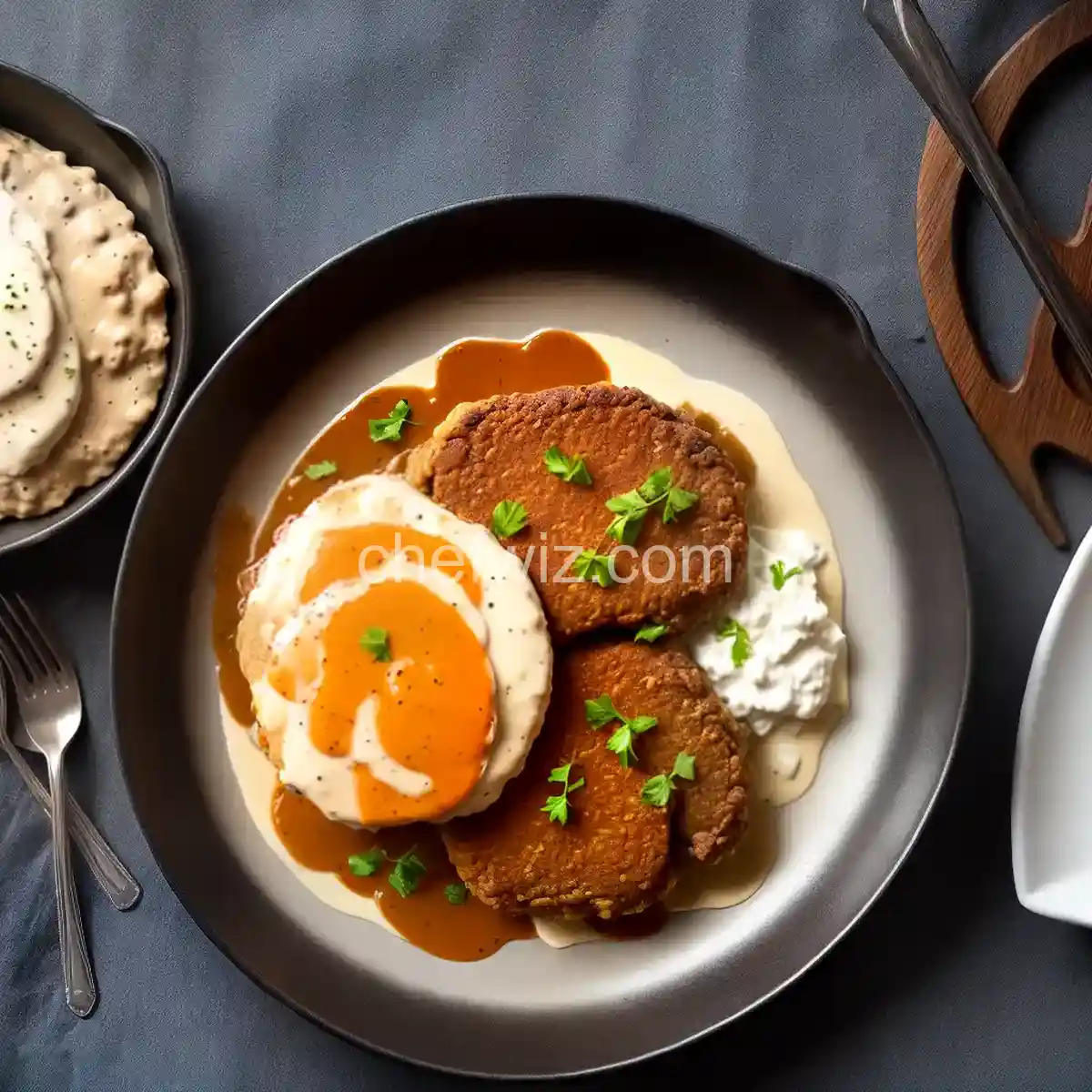 Country Fried Steak with Gravy compressed image1