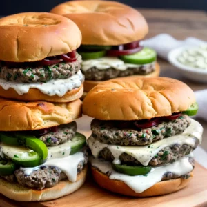 Cream Cheese Jalapeno Hamburgers compressed image1