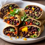 Delicious Black Bean Burritos compressed image1