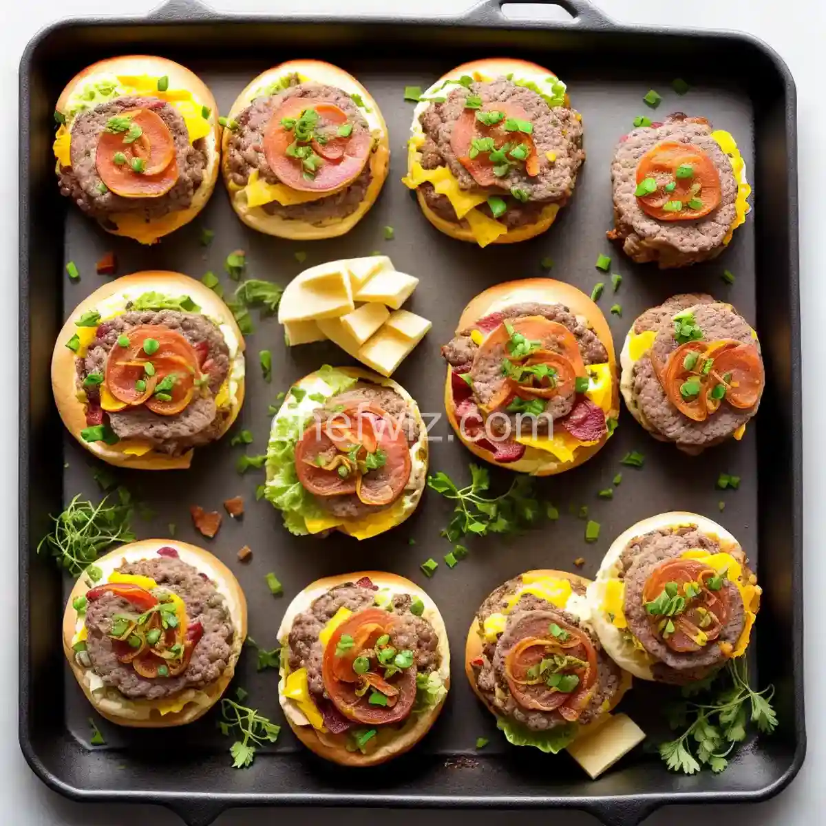 Easy Bacon Onion and Cheese Stuffed Burgers compressed image1