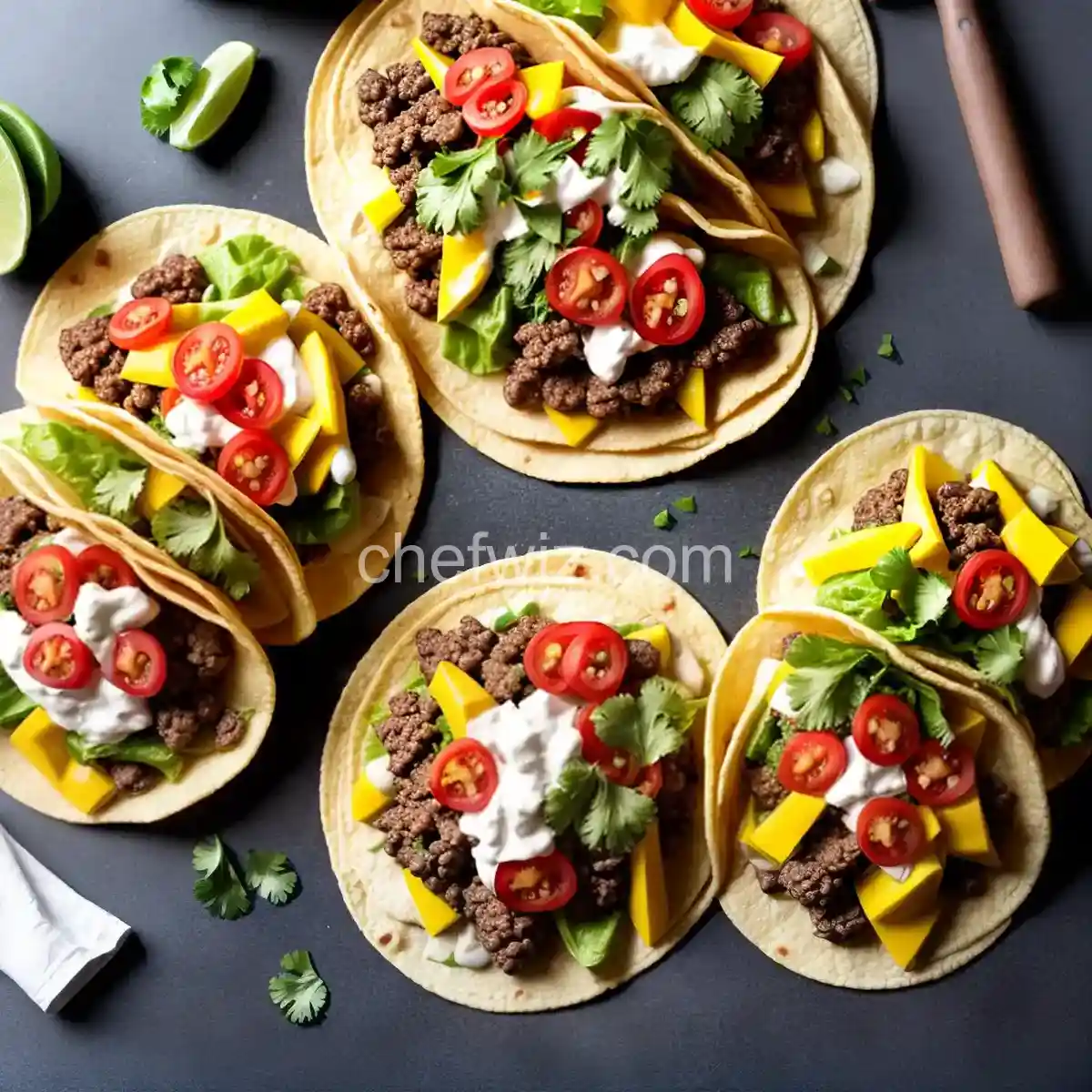Easy Cheeseburger Tacos compressed image1
