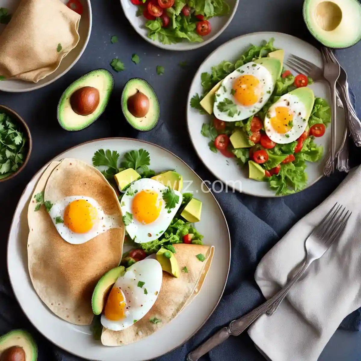 Easy Egg and Avocado Breakfast Burrito compressed image1