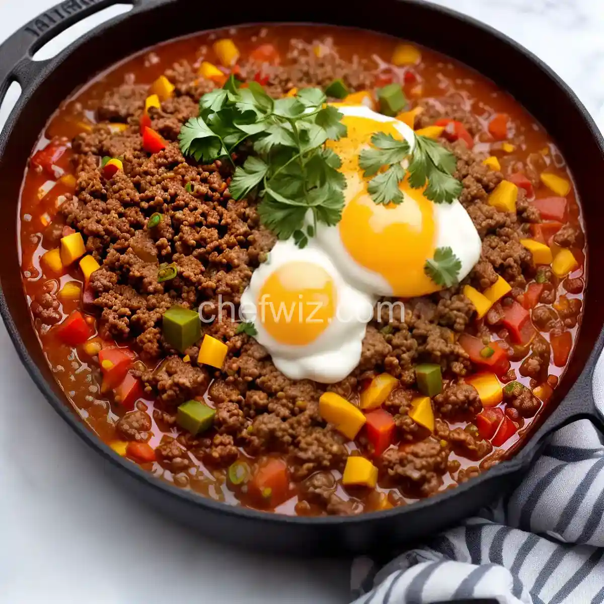 Easy One Skillet Ground Beef Burrito compressed image1