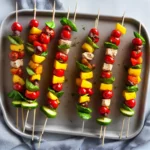 Easy Summer Appetizers Caprese Skewers compressed image3