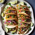Grilled Fish Tacos with Chipotle Lime Dressing compressed image1